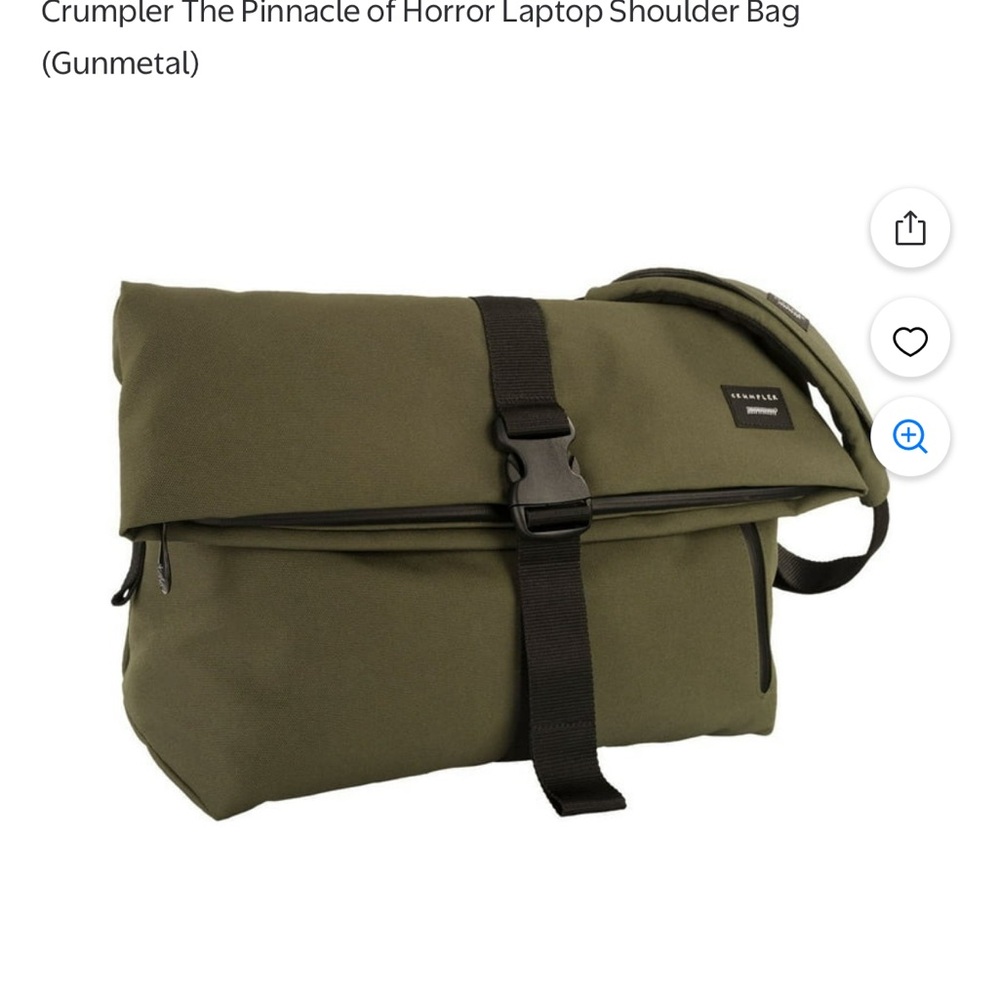 Green Laptop Shoulder Bag